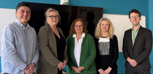 CiNI CEO and Head of Policy pictured with Julie Morgan and NSPCC colleagues. 